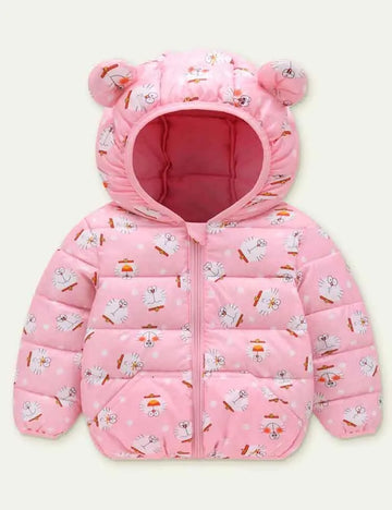 Animal Print down Cotton Jacket - Mini Taylor